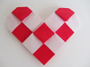 origami-checkered-heart