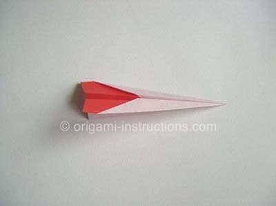 finished paper airplane