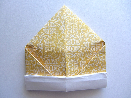 origami pope hat