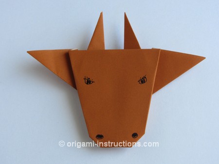 13-origami-bull-face