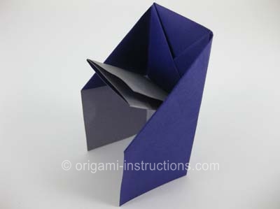 how to make a chair out of paper