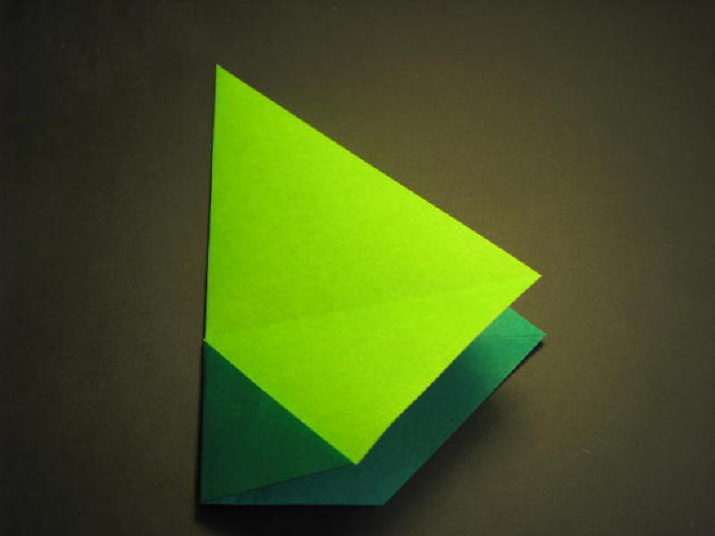 origami christmas tree