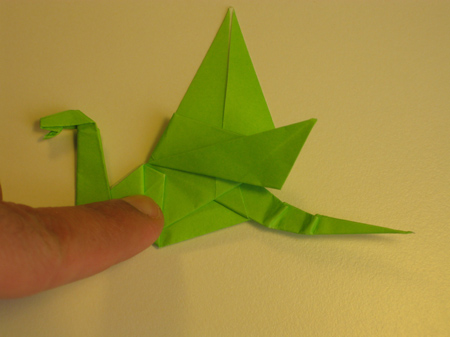 how to make origami dragon for kids