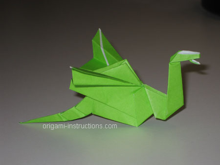 small origami dragon