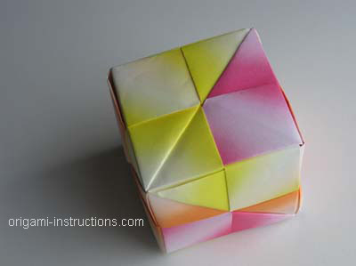 completed-easy-origami-cube