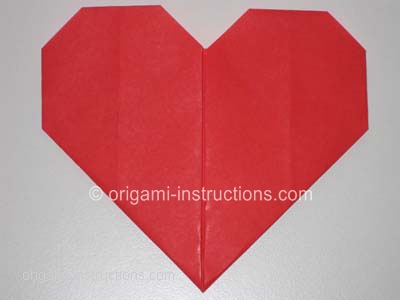 origami heart instructions easy