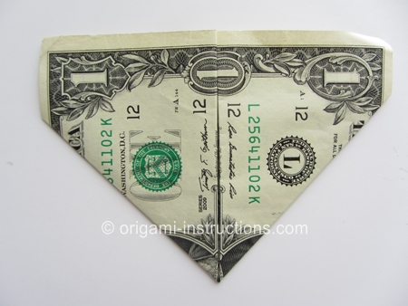 origami plane dollar
