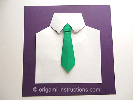Origami Shirt, Free Easy Origami Instructions