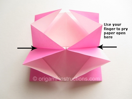 how to make origami rose step by step instructions
