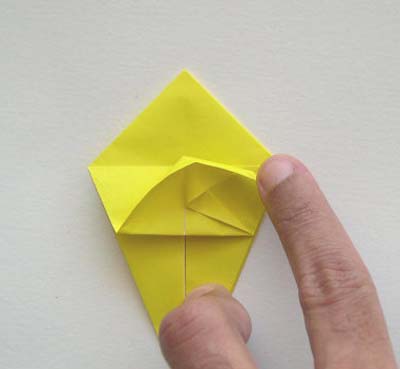 origami-fish-more refolding the point