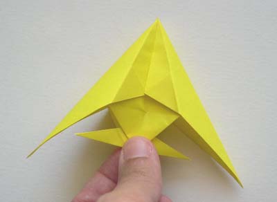 origami-fish-angel fish opened up