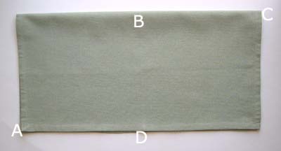 Napkin Folding - Bishop Hat - Photo Diagrams 2