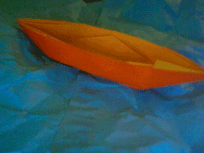 origami-sampan