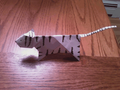 origami-tiger