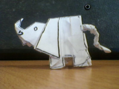 money origami elephant instructions