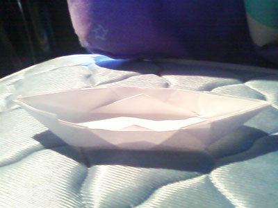origami-sampan