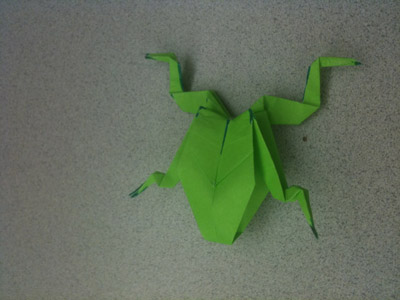 origami-frog