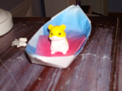 origami-sampan