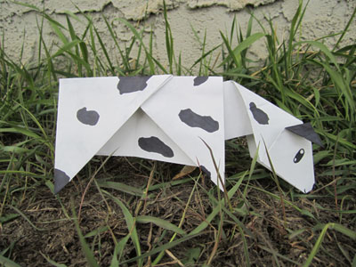 origami-cow