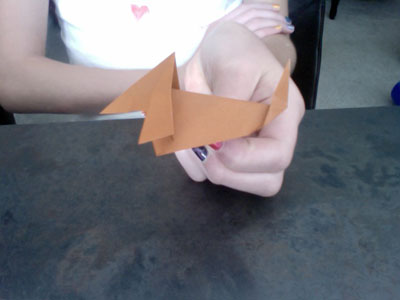 origami-dachshund