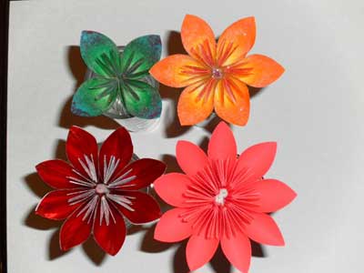 japanese origami flower easy