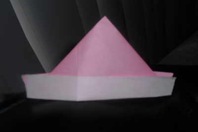 tiny origami hat
