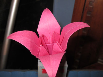 Origami Lily at origami-instructions.com