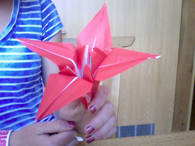 Origami Lily at origami-instructions.com