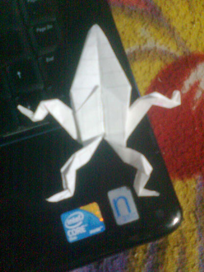 origami-frog