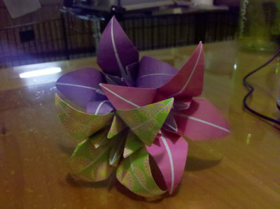 Origami Lily at origami-instructions.com