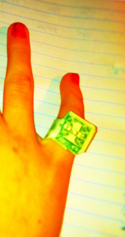 money-origami-ring