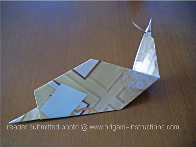 origami-snail