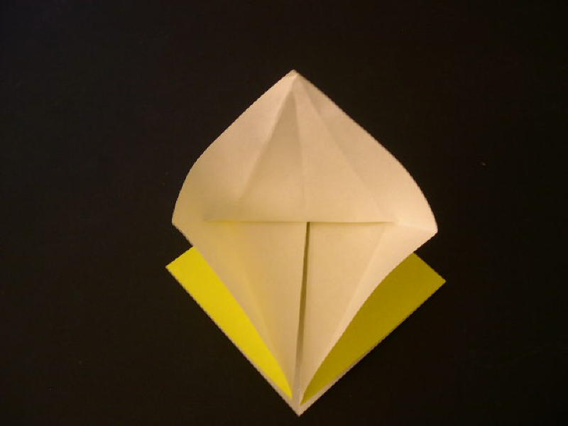 Origami  Bird  - Origami Robin - Step 8